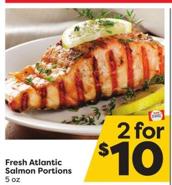 Weis Markets Fresh atlantic salmon portions offer