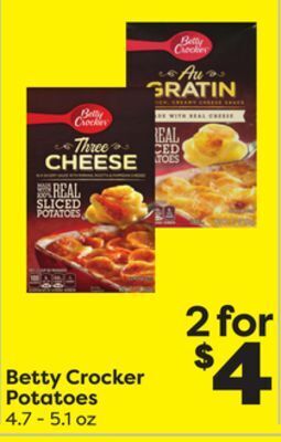 Weis Markets Betty crocker potatoes offer