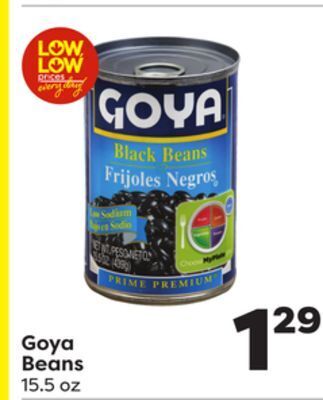 Weis Markets Goya beans offer