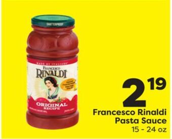 Weis Markets Francesco rinaldi pasta sauce offer