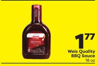 Weis Markets Weis quality bbq sauce offer