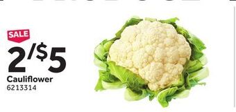 Stop&Shop Cauliflower offer