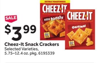 Stop&Shop Cheez-it snack crackers offer