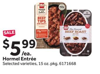 Stop&Shop Hormel entrée offer