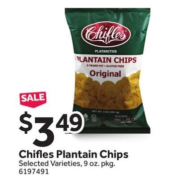 Stop&Shop Chifles plantain chips offer