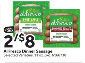 Stop&Shop Al fresco dinner sausage offer