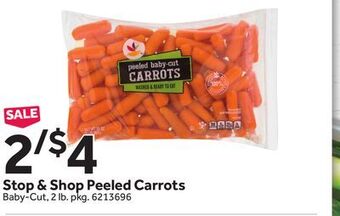 Stop&Shop Stop & shop peeled carrots offer