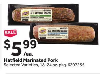Stop&Shop Hatfield marinated pork offer