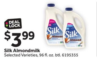Stop&Shop Silk almondmilk offer