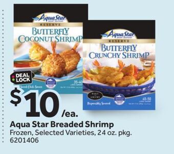 Stop&Shop Aqua star breaded shrimp offer