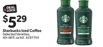 Stop&Shop Starbucks iced coffee offer
