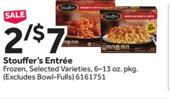 Stop&Shop Stouffer's entrée offer