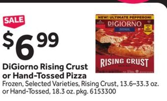 Stop&Shop Digiorno rising crust or hand-tossed pizza offer