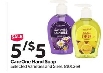 Stop&Shop Careone hand soap offer