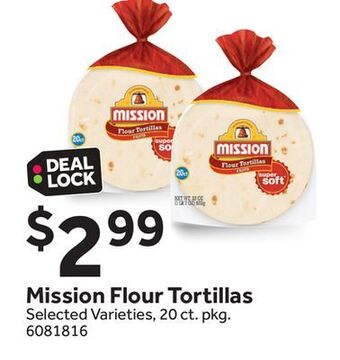 Stop&Shop Mission flour tortillas offer