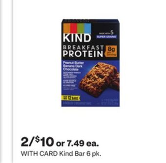 CVS Kind bar 6 pk offer