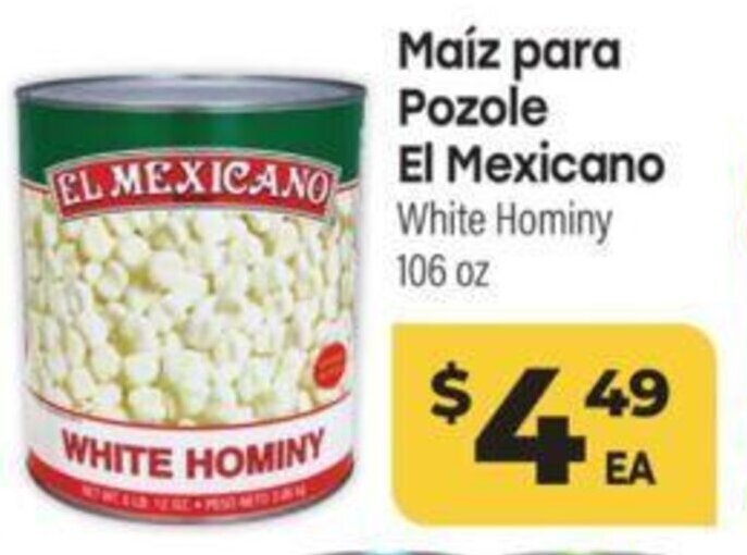 Cardenas Maíz para Pozole El Mexicano offer