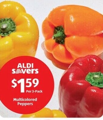 Aldi Multicolored Peppers offer