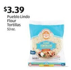 Aldi Pueblo Lindo Flour Tortillas 53 oz. offer
