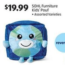 Aldi SOHL Furniture Kids Pouf offer