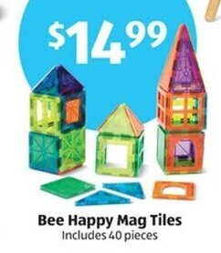 Aldi Bee Happy Mag Tiles offer