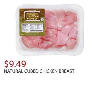 Trader Joe's Natural cubed chicken breast offer