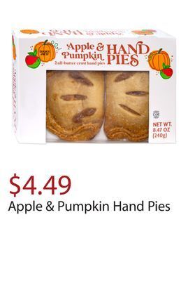 Trader Joe's Apple & pumpkin hand pies offer