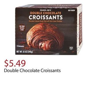 Trader Joe's Double chocolate croissants offer