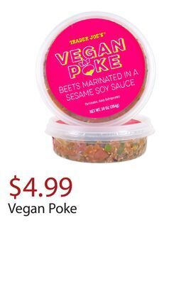 Trader Joe's Vegan poke offer