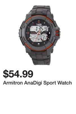 Kmart Armitron anadigi sport watch offer