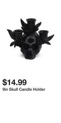 TJ Maxx 9in skull candle holder offer