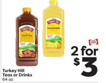 Weis Markets Turkey hill teas or drinks offer