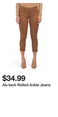 TJ Maxx Ab-tech rolled ankle jeans offer