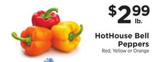 ShopRite Hothouse bell peppers offer