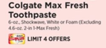 ShopRite Fresh toothpaste offer