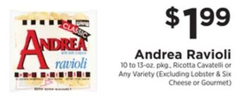 ShopRite Ravioli offer