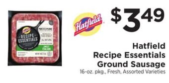 ShopRite Recipe essentials ground sausage offer