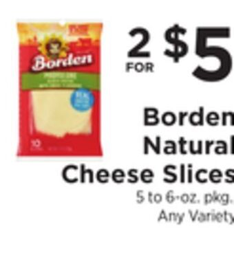 ShopRite Natural cheese slices offer
