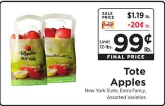 ShopRite Tote apples offer