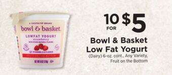 ShopRite Low fat yogurt offer