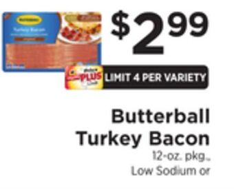 ShopRite Turkey bacon offer