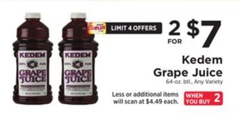 ShopRite Grape juice offer