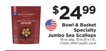 ShopRite Specialty jumbo sea scallops offer