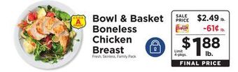 ShopRite Boneless chicken breast offer