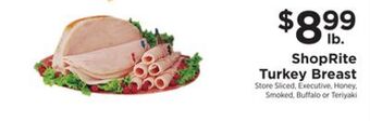 ShopRite Turkey breast offer