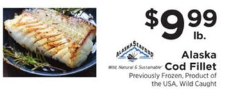 ShopRite Cod fillet offer