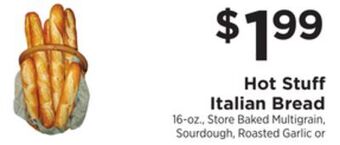 ShopRite Hot stu italian bread offer