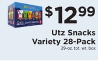 ShopRite Utz snacks variety 28-pack offer