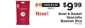 ShopRite Specialty basmati rice offer