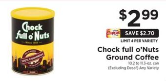 ShopRite Ground coffee offer